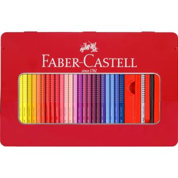Preview: Faber-Castell Colour Grip Buntstifte 48er Blechetui
